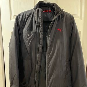 PUMA black puffer jacket